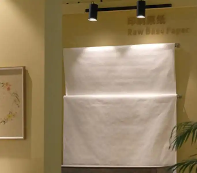 Raw base paper for amino paper production