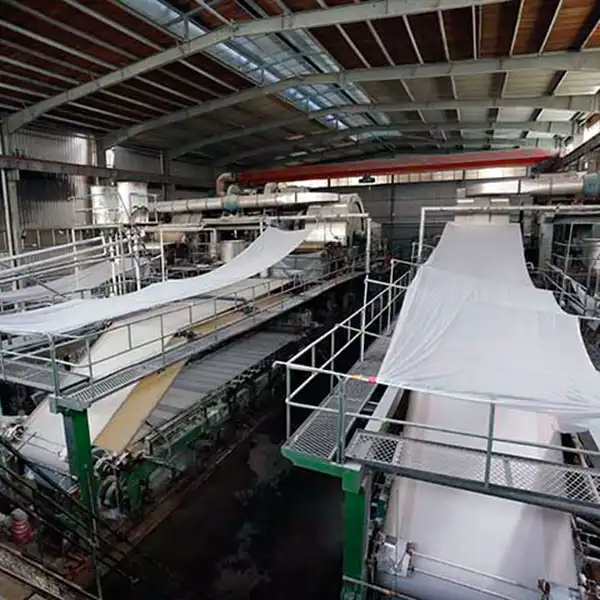 Raw base paper production line
